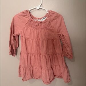 Old Navy Kids Dusty Rose Long Sleeve Dress